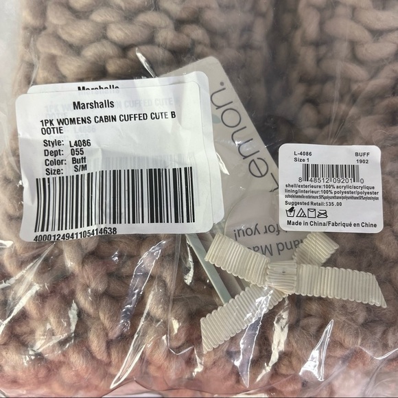 Anthropologie X Lemon Women’s Cabin Cuffed Bootie Slipper Sz: S/M - Picture 8 of 8